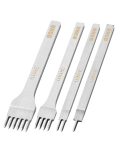 Kit de Herramientas de Costura de Cuero UNCO - 4 Piezas 3 mm