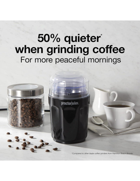 Molinillo de Café Eléctrico Proctor Silex 12 Tazas Negro