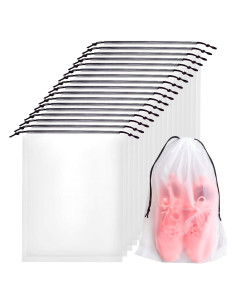 50 Bolsas de Zapatos de Viaje Translúcidas Irrmshr 30x40cm