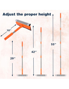 Limpiaparabrisas Profesional Bryquelin 2 en 1 con Mango Extensible 2