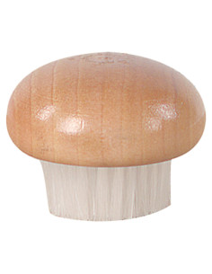 Cepillo para Champiñones de Madera Fox Run con Cerdas Suaves
