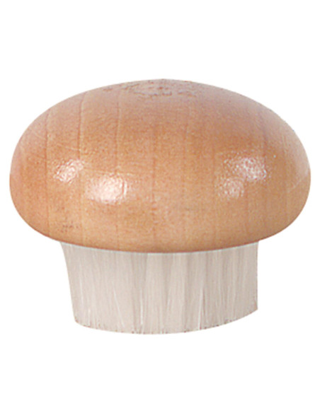 Cepillo para Champiñones de Madera Fox Run con Cerdas Suaves