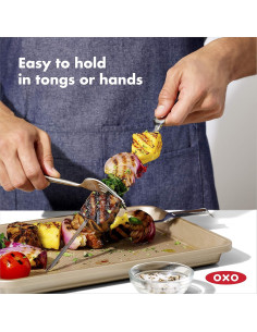 Set de 6 Pinchos de Acero Inoxidable OXO Good Grips 2