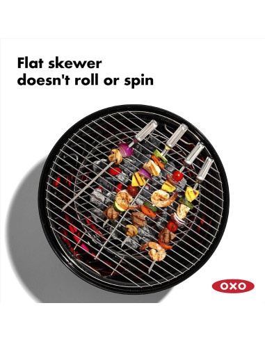 Set de 6 Pinchos de Acero Inoxidable OXO Good Grips