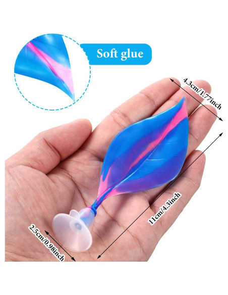 Hamaca de Silicona para Peces Betta WILLBOND - 2 Piezas Azul