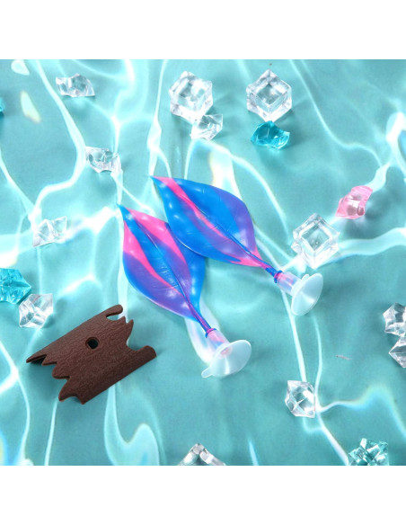 Hamaca de Silicona para Peces Betta WILLBOND - 2 Piezas Azul