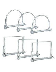 Paquete de 6 Pasadores de Remolque PINAILER 6.99 cm x 0.64 cm