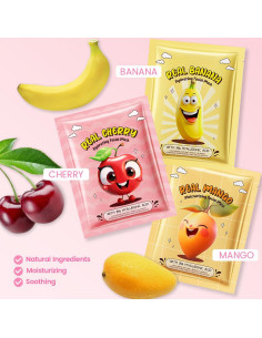 Mascarillas Faciales de Frutas Kaely - 6 Piezas Hidratantes 2