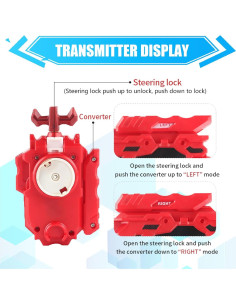 Conjunto de Gyros Turbos Wotean 4D con Lanzador - B163+B173-1 2