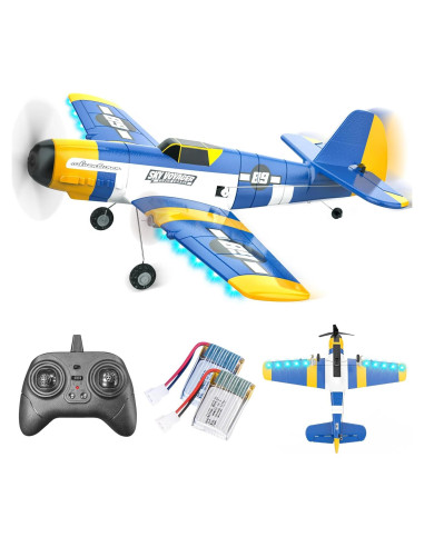 Avión RC BEZGAR Z61 con Giroscopio y Luces LED