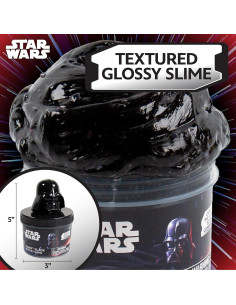 Slime Negro de Darth Vader 240 ml - Star Wars Coleccionable 2