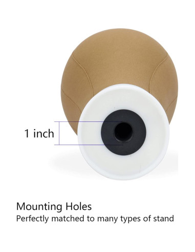 Cabeza de Peluca Eerya 21 Pulgadas Marrón con Soporte