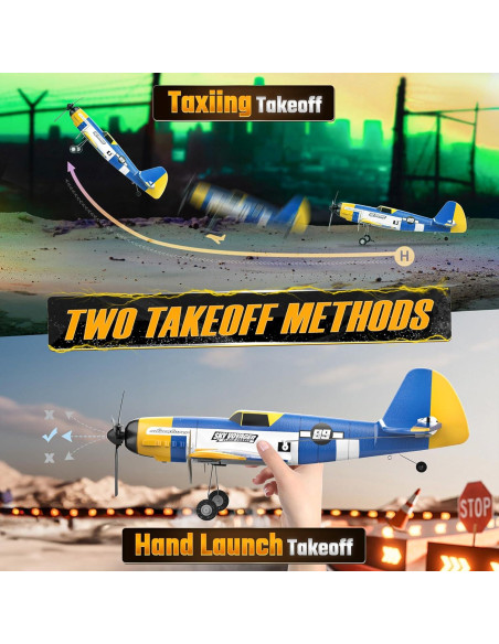 Avión RC BEZGAR Z61 con Giroscopio y Luces LED