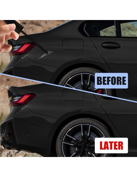 Bolígrafo de Pintura de Retoque QZTYTY Negro 11.8 ml