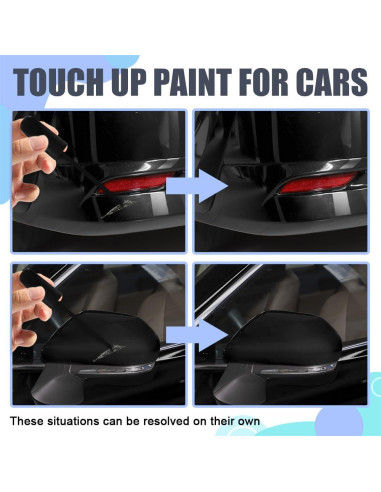 Bolígrafo de Pintura de Retoque QZTYTY Negro 11.8 ml