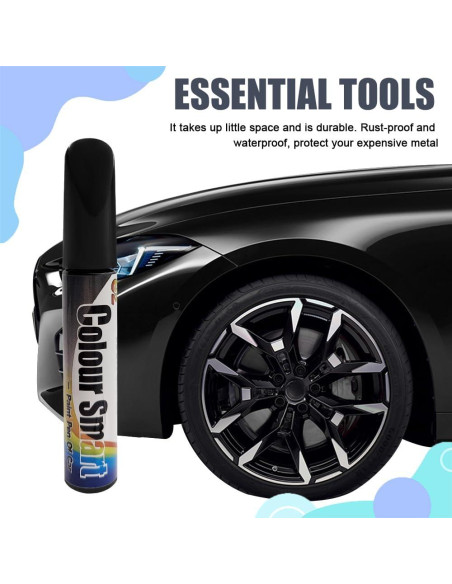 Bolígrafo de Pintura de Retoque QZTYTY Negro 11.8 ml