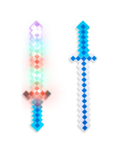 Paquete de 2 Espadas LED Pixel 8-Bit 60,96 cm Azul Fun Central