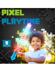 Paquete de 2 Espadas LED Pixel 8-Bit 60,96 cm Azul Fun Central 2