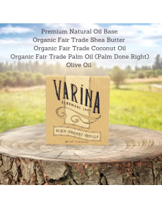 Jabón Natural Varina de Grosella Negra y Vainilla - 3 Unidades 2