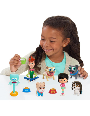 Conjunto de Figuras Deluxe Puppy Dog Pals Just Play 6 Figuras