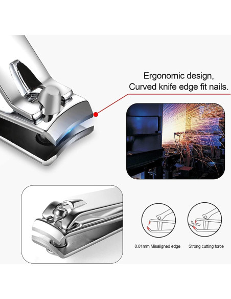 Juego de Manicura 7 Piezas Feiworui con Estuche Portátil