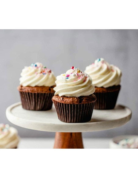Forros para Cupcakes Estándar GiFBERA 400 Pcs Marrón