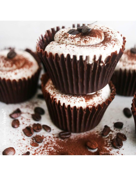 Forros para Cupcakes Estándar GiFBERA 400 Pcs Marrón