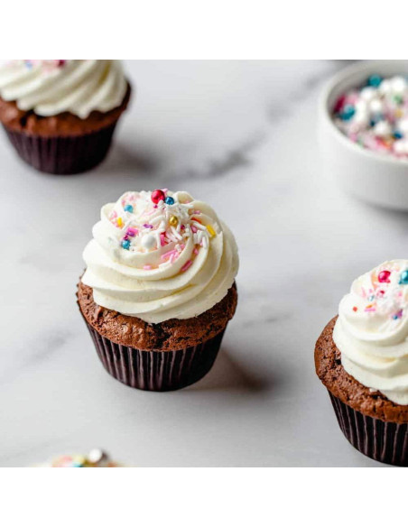 Forros para Cupcakes Estándar GiFBERA 400 Pcs Marrón