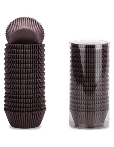 Forros para Cupcakes Estándar GiFBERA 400 Pcs Marrón