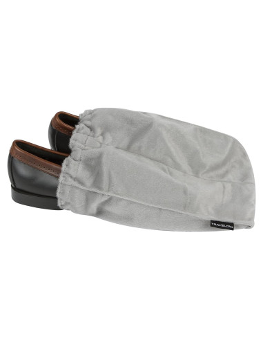 Juego de 2 Bolsas para Zapatos Travelon Gris - Forro Polar