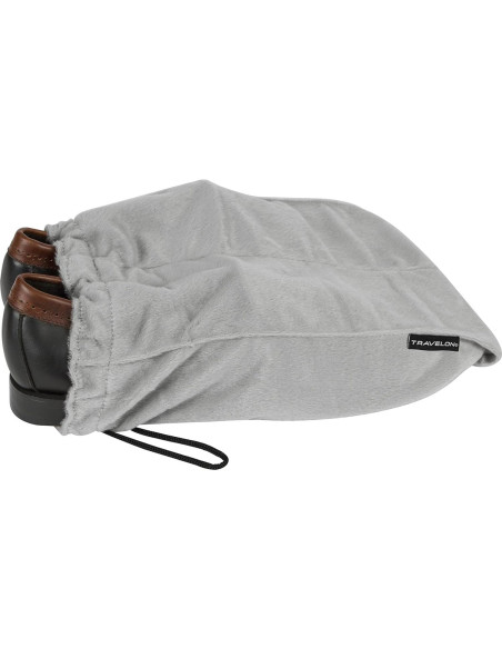 Juego de 2 Bolsas para Zapatos Travelon Gris - Forro Polar