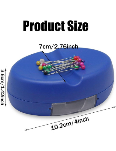 Almohadilla Magnética YEQIN para Agujas y Alfileres Azul