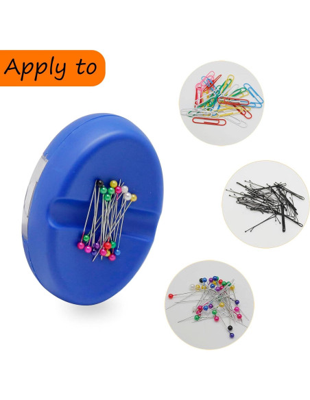 Almohadilla Magnética YEQIN para Agujas y Alfileres Azul