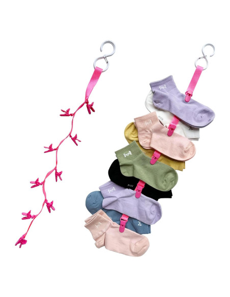 Clip de Lavandería Multifuncional Josuyofo para Calcetines - 2 Pcs