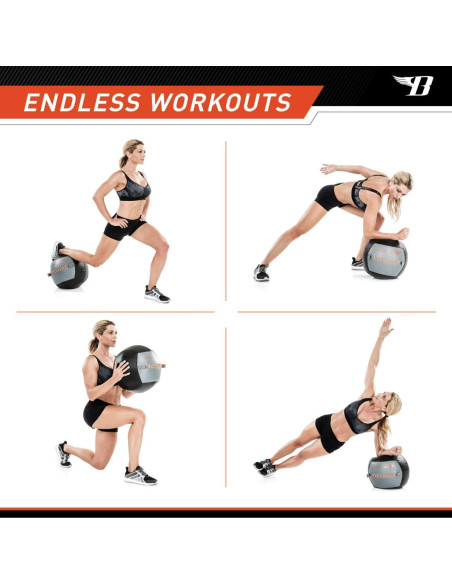 Bola de Medicina Suave Bionic Body 14 lb (6.35 kg) Entrenamiento Bola de Medicina Suave Bionic Body 14 lb (6.35 kg) Entrenamiento