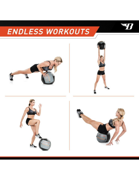 Bola de Medicina Suave Bionic Body 14 lb (6.35 kg) Entrenamiento Bola de Medicina Suave Bionic Body 14 lb (6.35 kg) Entrenamiento