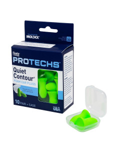 Tapones de espuma Flents Protechs 10 pares NRR 33 para ruido