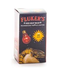 Bombilla de Calor Rojo Incandescente Fluker 40W para Reptiles 2