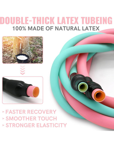 Bandas de Resistencia Aihoye 10-100LB para Entrenamiento