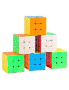 Juego de 6 Cubos Rápidos 3x3x3 Ella Dream - Giro Suave