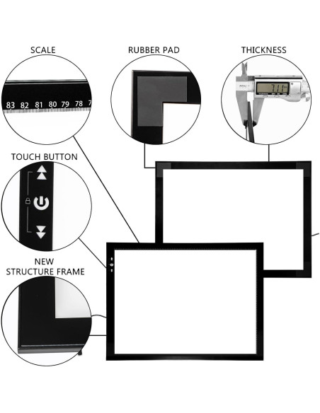Caja de Luz Artista HSK A1 62x88cm LED Dimerizable 20W Caja de Luz Artista HSK A1 62x88cm LED Dimerizable 20W
