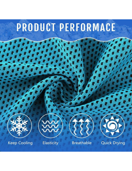 Toallas Enfriadoras Hosuly 30 Piezas 100x30 cm Poliester