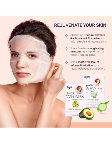 Conjunto de Spa Rosa SpaLife 10 Piezas Cuidado Piel Viaje