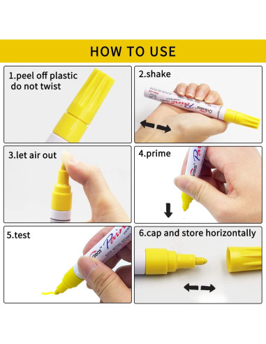 Marcadores de Pintura a Base de Aceite Internacional 12 Colores
