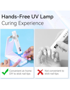 Soporte de Lámpara UV Makartt Plegable 360 para Uñas 2