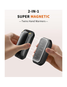 Calentadores de Manos Recargables coldSky OT-107 Doble Cara 4000mAh 2