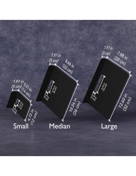 Estante Flotante Metálico PzewMo 25.9x22.1cm Negro