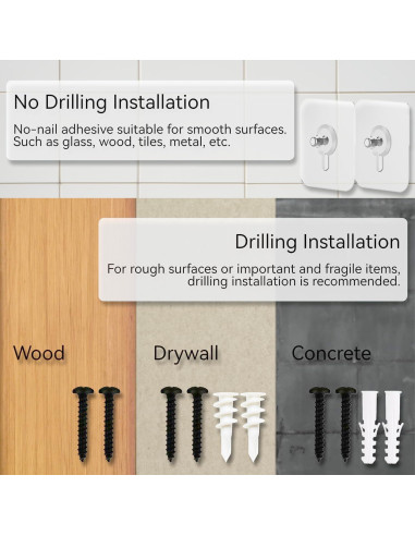 Estante Flotante Metálico PzewMo 25.9x22.1cm Negro