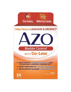 AZO Control de Vejiga Go-Less 54 Cápsulas Suplemento Natural