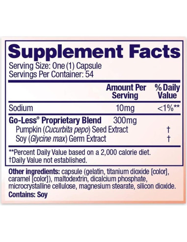 AZO Control de Vejiga Go-Less 54 Cápsulas Suplemento Natural
